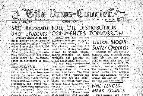 Gila News-Courier Vol. I No. 33 (December 27, 1942) (ddr-densho-141-33)