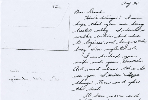 Letter to Frank Emi from George Nozawa (ddr-densho-122-482)