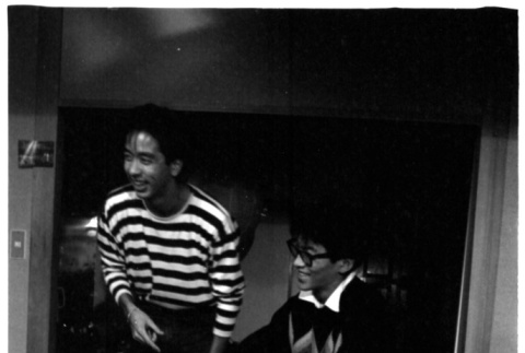 Brian Yamakoshi (left) and one other with koto (ddr-densho-1007-1321)