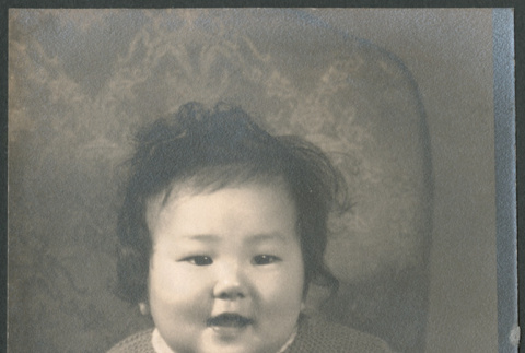 Portrait of baby, sitting (ddr-densho-523-130)