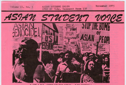 Asian Student Voice Vol. II No. 3 Nov 1975 (ddr-densho-444-129)