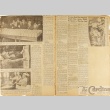 Scrapbook page of newspaper clippings (ddr-densho-72-21)