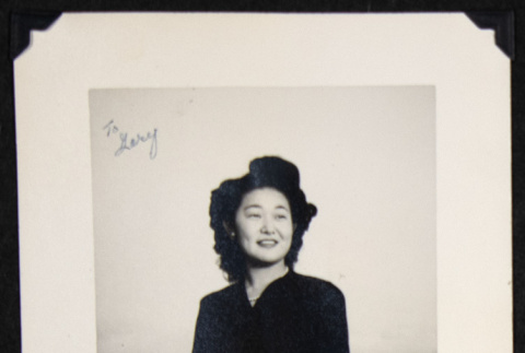Woman wearing a pearl necklace (ddr-densho-542-724)