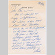 Note from Michi Kobi to Kaneji Domoto (ddr-densho-329-1185)