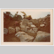 Rock waterfall and pond under construction (ddr-densho-377-2211)