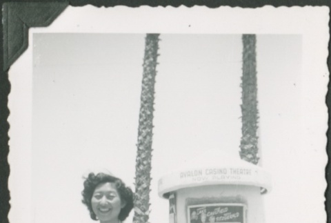 A woman on Catalina Island (ddr-densho-328-465)