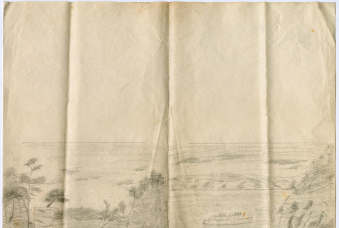 Drawing of Puget Sound (ddr-densho-292-43)
