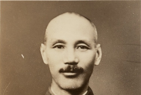 Portrait of Chiang Kai-shek in uniform (ddr-njpa-1-1746)