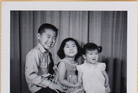 William, Susan and Leslie Shiomi (ddr-densho-522-451)