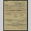 Government bill of lading memorandum copy, Standard form no. 1058a, George Hideo Nakamura (ddr-csujad-55-2400)