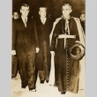 Henry A. Wallace walking with a cardinal and others (ddr-njpa-1-2483)