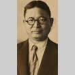 Portrait of Kenzo Oshima, a Sumitomo Bank executive (ddr-njpa-4-1617)