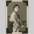 Seated woman in kimono (ddr-densho-383-145)