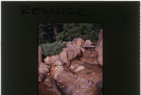 Waterfall at the Resnick project (ddr-densho-377-1167)