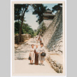 Mitsuye Yabe and Friends Outside Matsuyama Castle (ddr-ohs-1-209)