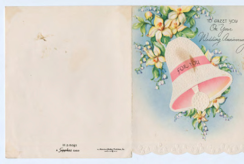To Greet You On Your Wedding Anniversary (ddr-densho-562-47)