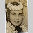 Barbara Hutton wearing leis (ddr-njpa-1-563)