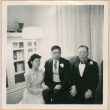 Tomoye (Nozawa) Takahashi with her father, Tomoyuki Nozawa and unidentified man (ddr-densho-410-515)