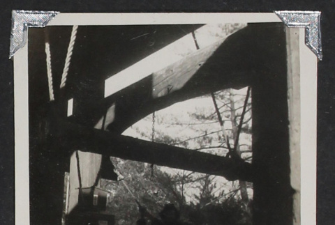 Woman in building (ddr-densho-550-308)