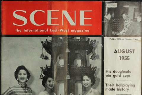 Scene the International East-West Magazine Vol. 6 No. 8 (August 1955) (ddr-densho-266-77)