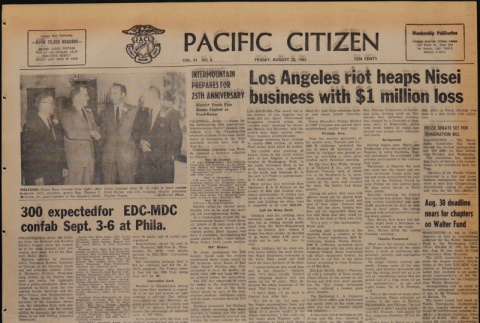 Pacific Citizen, Vol. 61, No. 8 (August 20, 1965) (ddr-pc-37-34)