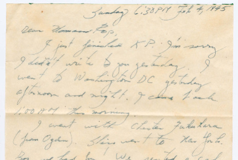 Letter from Tadashi Ishida to Mr. & Mrs. Y Ishida (ddr-densho-535-124)