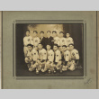 Wapato Nippons baseball team with trophies displayed (ddr-densho-293-211)