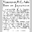 Vancouver, B.C., Asks Ban on Japanese (October 1, 1940) (ddr-densho-56-500)