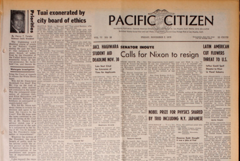 Pacific Citizen, Vol. 77, No. 18, (November 2, 1973) (ddr-pc-45-43)