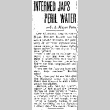 Interned Japs Peril Water -- L.A. Mayor Fears (June 16, 1943) (ddr-densho-56-933)