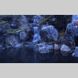 Middle Mountainside pond and waterfall, with Fujitaro Kubota (ddr-densho-354-275)