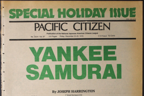 Pacific Citizen Vol. 87 No. 2024 (December 22-29, 1978) (ddr-pc-50-51)