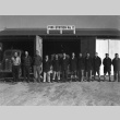 Firemen standing in front of Fire Station No. 2 (ddr-fom-1-764)