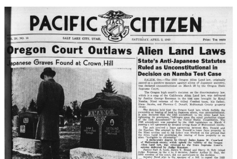 The Pacific Citizen, Vol. 28 No. 13 (April 2, 1949) (ddr-pc-21-13)