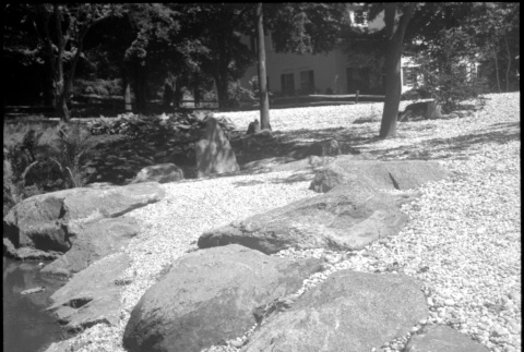 Boulders alongside pond (ddr-densho-377-1490)
