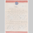 Letter from Tadashi Ishida to Mr. & Mrs. Y Ishida (ddr-densho-535-289)