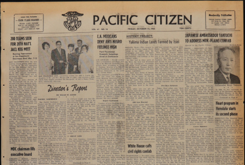 Pacific Citizen, Vol. 61, No. 16 (October 15, 1965) (ddr-pc-37-42)