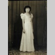 Woman in formal dress with corsage (ddr-densho-252-132)