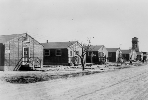 Camp barracks and street (ddr-densho-156-10)