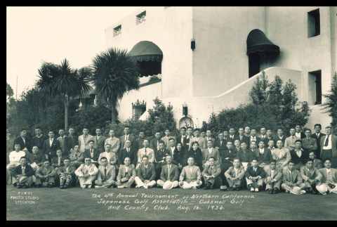 4th annual tournament of Northern California Japanese Golf Association - Oak Knoll Golf and Country Club (ddr-csujad-55-1309)