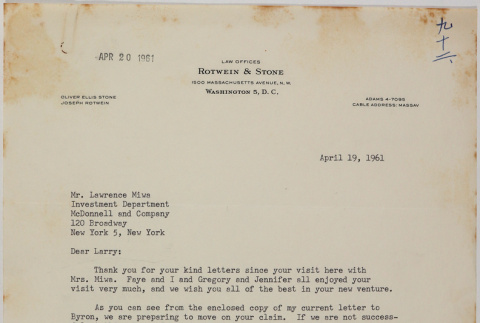 Letter from Oliver Ellis Stone to Larry (Lawrence Miwa) (ddr-densho-437-138)