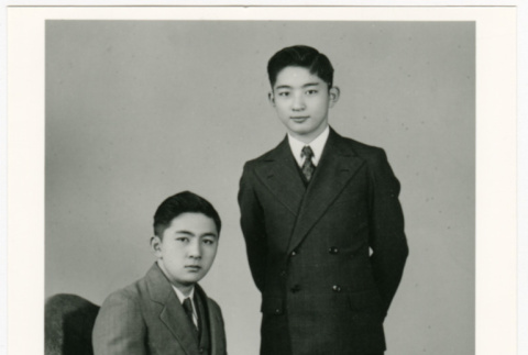 Hajime and Jim Akutsu (ddr-densho-122-622)