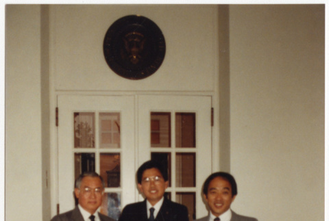 Frank Sato at the White House (ddr-densho-345-62)
