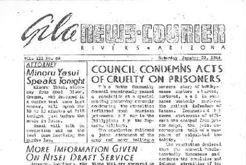 Gila News-Courier Vol. III No. 69 (January 29, 1944) (ddr-densho-141-224)