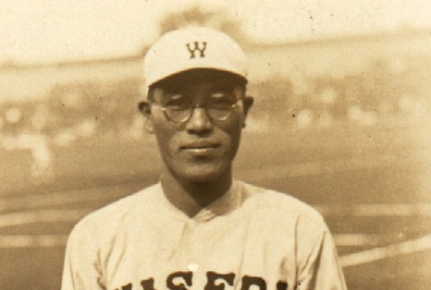 Hiroshi Ota, a Waseda University baseball player (ddr-njpa-4-1638)