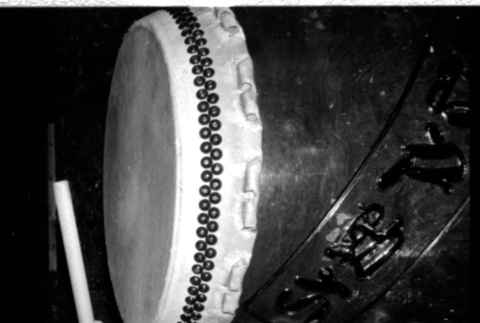 Hand hitting taiko drum (ddr-densho-1007-1196)