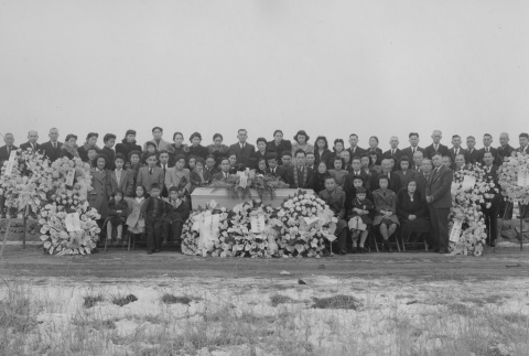 Funeral service in camp (ddr-densho-156-37)