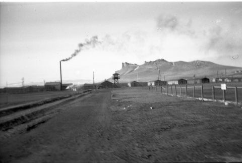 Castle Rock from within camp (ddr-densho-570-40)