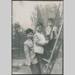 David, Chester Jr. and Gerald Sakura on playground (ddr-densho-523-157)