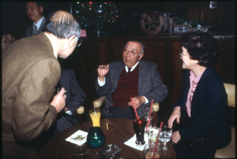 Four at table with drinks (ddr-densho-1007-732)